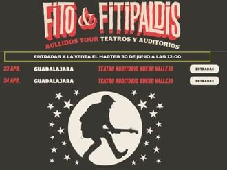 Fito y Fitipaldis inauguran la celebración del 25 aniversario del Buero Vallejo en Guadalajara