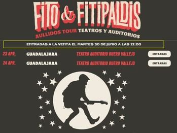 Fito y Fitipaldis inauguran la celebración del 25 aniversario del Buero Vallejo en Guadalajara