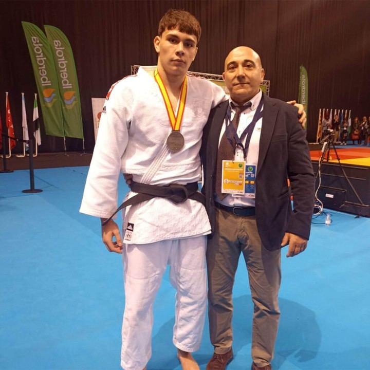 Gonzalo Fernández, subcampeón de judo en el nacional júnior de España