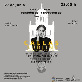 Recital lírico inédito en el Panteón de la Duquesa de Sevillano
