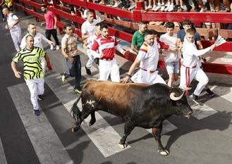 Comienza a montarse el recorrido de los encierros de Sanse