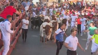 Un joven navarro de 28 años, herido por asta de toro en el quinto encierro de Sanse