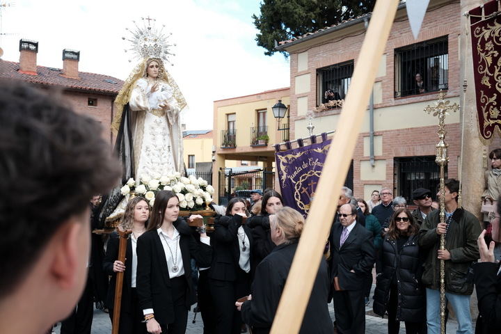 La procesión del Encuentro pone un final soleado a una Semana Santa en Guadalajara marcada por la lluvia
