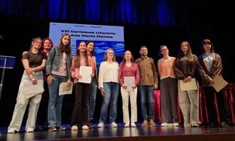 Premiados del 16º Certamen Literario en el IES Ana María Matute