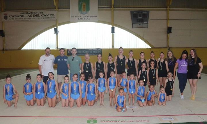 Cierre de temporada con exhibición de gimnasia rítmica en San Blas
