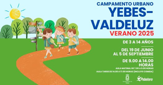 Abre inscripciones para el Campamento Urbano Yebes-Valdeluz 2025