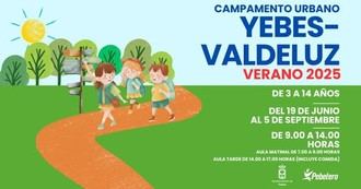 Abre inscripciones para el Campamento Urbano Yebes-Valdeluz 2025