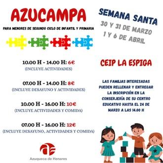Inscripción para Azucampa de Semana Santa abierta hasta el 24 de marzo