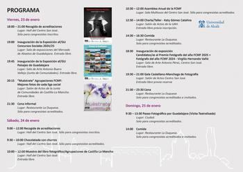 La fotografía de Castilla-La Mancha se cita en Guadalajara con la celebración del III Congreso de la FCMF organizado por la af/GU