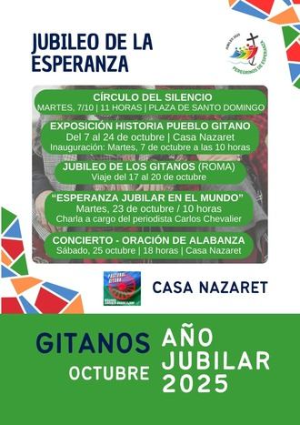 Los gitanos, tema y signo jubilar en Casa Nazaret durante octubre