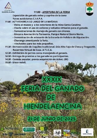 Hiendelaencina acoge su 39ª Feria del Ganado este sábado