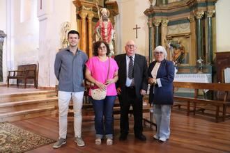 El portavoz del PP en la Diputación acompaña a los vecinos de Hombrados en las fiestas de San Agustín