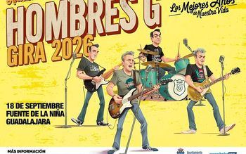 Guadalajara será sede de la gira Los Mejores Años de Nuestra Vida 2026 de Hombres G