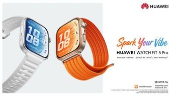 Huawei lanza la serie WATCH FIT 5 en España, fusionando estilo y salud