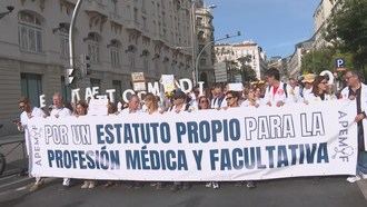 Sindicatos médicos convocan una semana de huelga al mes desde el 16 de febrero para reclamar un Estatuto propio