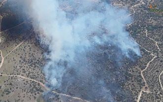 La situación de riesgo del incendio de la Academia está controlada, según el delegado del Gobierno en Castilla La Mancha