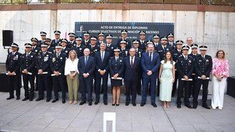 Castilla-La Mancha recibe a la primera mujer intendente entre 28 nuevos mandos de policía local