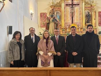 Iriépal celebra la fiesta de San Blas con botarga y procesión
