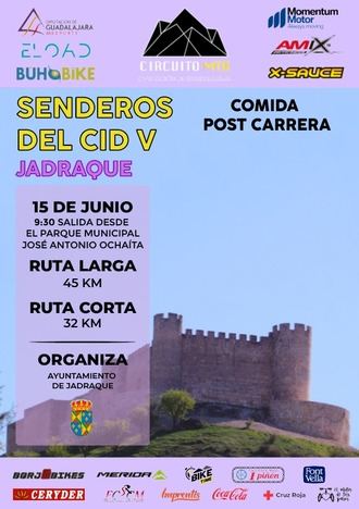 Jadraque celebra este domingo la carrera MTB Senderos del Cid V