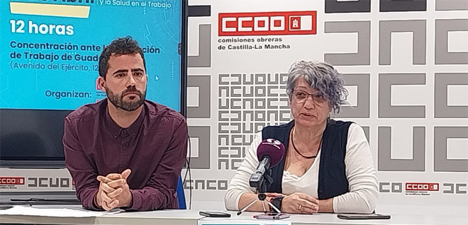 CCOO Guadalajara reclama medidas urgentes ante los accidentes de trabajo tras otra mala semana en la provincia