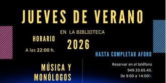 Regresan los Jueves de Verano a la Biblioteca de El Casar