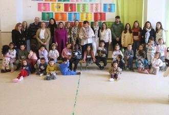 Emotiva ceremonia TEI en el CEIP San Pedro Apóstol con la alcaldesa de Guadalajara