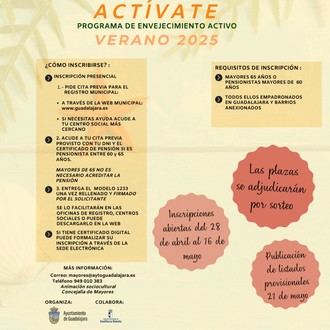 Guadalajara promueve actividades deportivas para mayores este verano