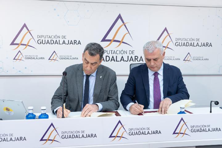 Diputación y CHT colaboran en la conservación de cauces en Guadalajara