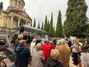 Emotiva misa-concierto en el Cementerio de Guadalajara por Todos los Santos