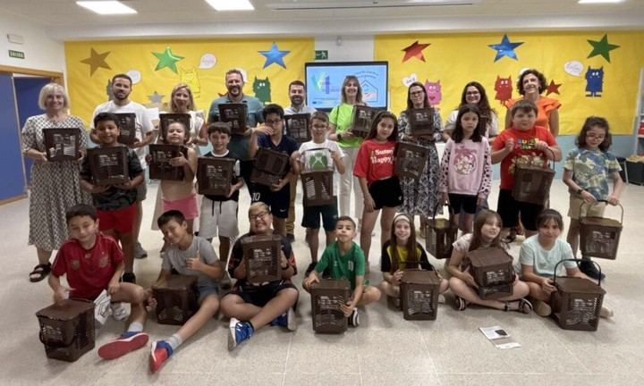 Cabanillas finaliza campaña escolar de reciclaje orgánico en La Senda