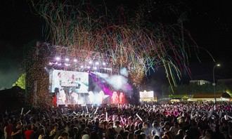 Éxito rotundo de la Orquesta Dakar y el festival Platinum en las fiestas de Cabanillas