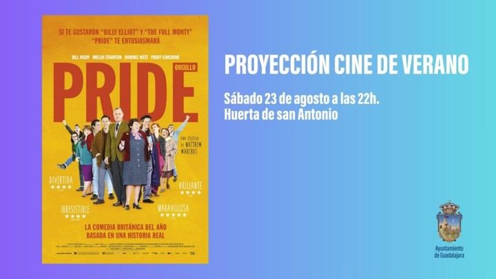 Proyección de 'Pride' este sábado en el Parque Huerta de San Antonio