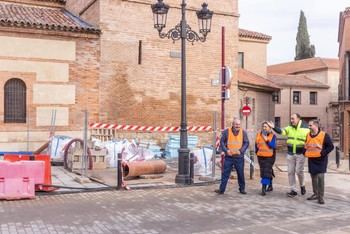 Mejoras en el saneamiento de la calle Salazaras para evitar inundaciones