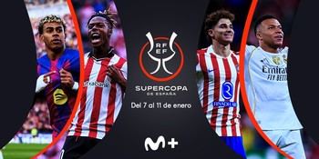 La Supercopa de España se retransmitirá en exclusiva por Movistar Plus+
