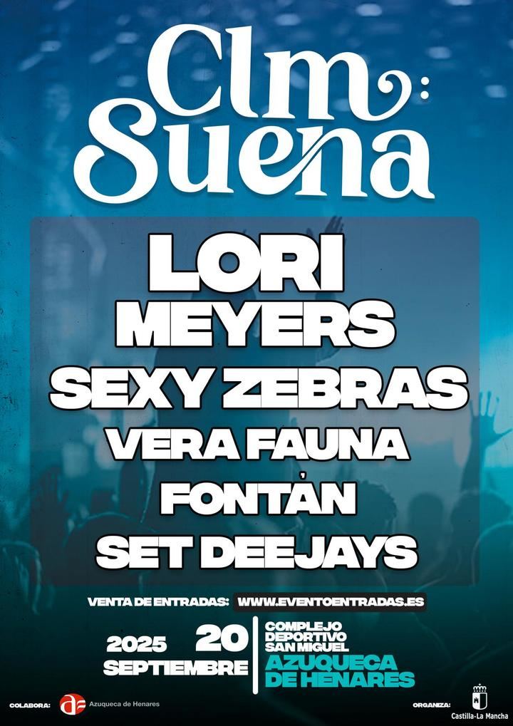 Lori Meyers ofrecerá un concierto en Azuqueca el 20 de septiembre, junto a Sexy Zebras, Vera Fauna, Fontán y Set Deejays