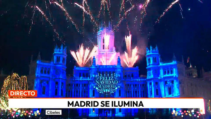 Madrid inaugura la Navidad con un increíble encendido de luces