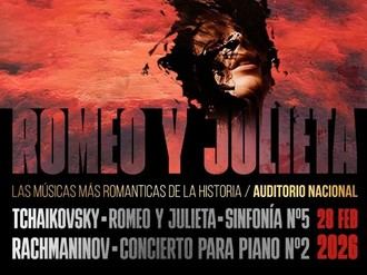Concierto de Tchaikovsky y Rachmaninov en el Auditorio Nacional el 28 de febrero