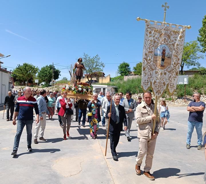 Celebración de San Isidro en Málaga del Fresno