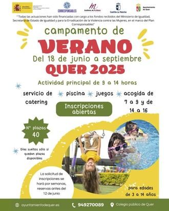 Último día para inscribirse en el Campamento de Verano para niños en Quer