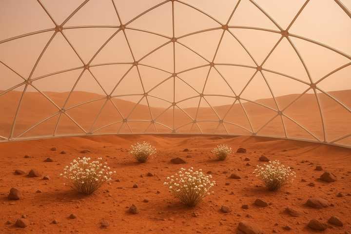 Investigadores de la Universidad de Alcalá lideran un estudio que propone utilizar yeso marciano para el cultivo de plantas en futuras misiones a Marte