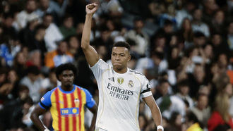 4-0. Mbappé y el Real Madrid prolongan la fiesta ante el Valencia