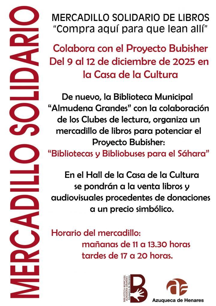 La Biblioteca municipal Almudena Grandes de Azuqueca pone en marcha la programación de Navidad