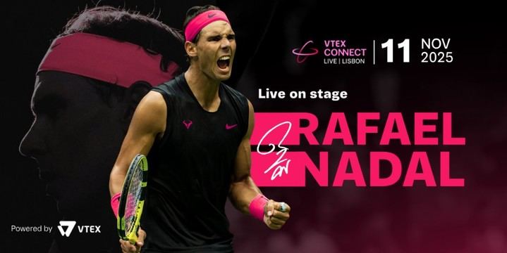 Rafael Nadal será el ponente principal en VTEX Connect Live en Lisboa