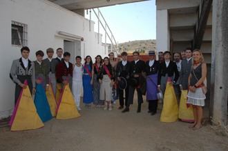 Sergio Domínguez, Jesús Romero y Pedro Andrés, a hombros de Las Cruces