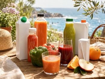 Zumos y gazpachos envasados: la opción refrescante y nutritiva del verano