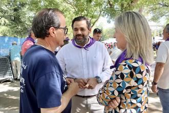 Núñez felicita a Guarinos por el éxito del nuevo recorrido del encierro de las Ferias de Guadalajara