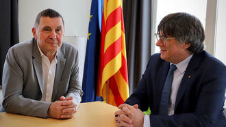 Arnaldo Otegi se reúne con Carles Puigdemont en Waterloo (Bélgica)