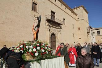 Pastrana celebra la festividad de San Sebastián con misa y procesión en honor al patrón de la villa