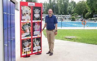 La piscina de San Roque de Guadalajara acoge una campaña con motivo del Día Mundial contra la Trata de Personas