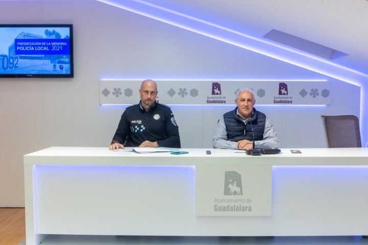 La Policía Local de Guadalajara presenta un balance favorable de sus actuaciones en 2024